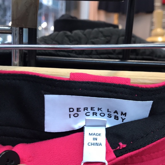 NWT,Derek Lam10Crosby
Cropped Flare pant hot  pink - Picture 11 of 17